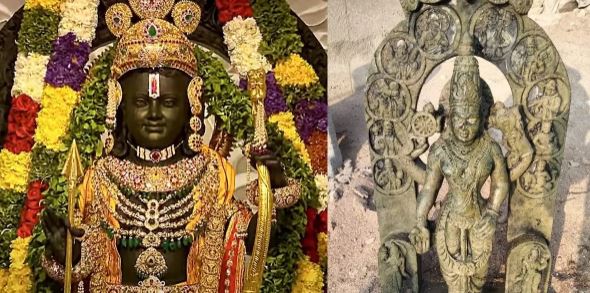 अयोध्या से 1600 किमी दूर हुआ चमत्कार! नदी में मिली हजार साल पुरानी भगवान विष्णु की प्रतिमा, Ram Lalla जैसी है आभा